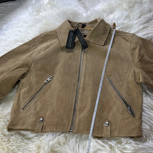 Blank NYC Women's Tan Real Suede Jacket - Picture 7 of 11